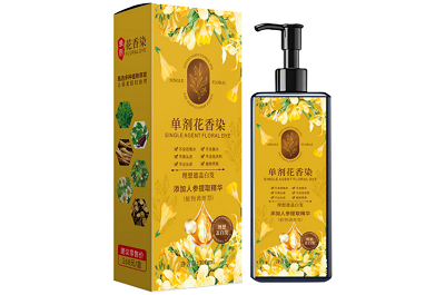 单剂花香染发剂